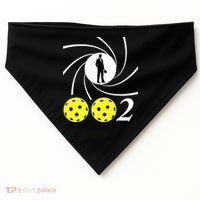 Pickleball 002 002 Spy Parody Funny Pickleball USA-Made Doggie Bandana thumb 0
