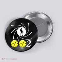 Pickleball 002 002 Spy Parody Funny Pickleball Button thumb 0