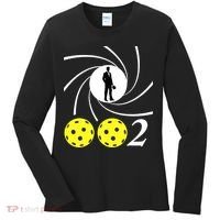 Pickleball 002 002 Spy Parody Funny Pickleball Women's Long Sleeve Shirt thumb 0
