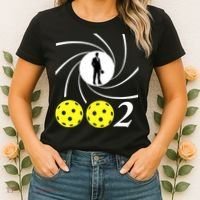 Pickleball 002 002 Spy Parody Funny Pickleball Women's T-Shirt thumb 2