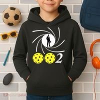 Pickleball 002 002 Spy Parody Funny Pickleball Kids Hoodie thumb 2