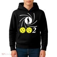 Pickleball 002 002 Spy Parody Funny Pickleball Kids Hoodie thumb 4