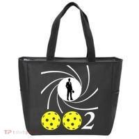Pickleball 002 002 Spy Parody Funny Pickleball Tote Bag thumb 0