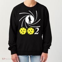 Pickleball 002 0 0 2 Spy Parody Funny Pickleball Women's Sweatshirt thumb 0