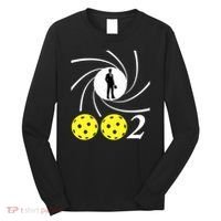 Pickleball 002 0 0 2 Spy Parody Funny Pickleball Long Sleeve Shirt thumb 0
