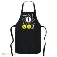 Pickleball 002 0 0 2 Spy Parody Funny Pickleball Apron thumb 0