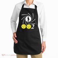 Pickleball 002 0 0 2 Spy Parody Funny Pickleball Apron thumb 2