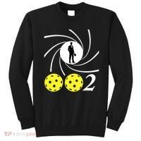 Pickleball 002 0 0 2 Spy Parody Funny Pickleball Sweatshirt thumb 0