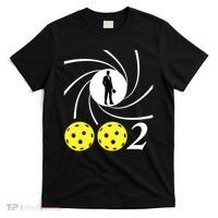 Pickleball 002 0 0 2 Spy Parody Funny Pickleball T-Shirt thumb 0