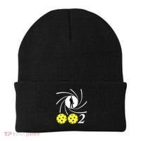 Pickleball 002 0 0 2 Spy Parody Funny Pickleball Beanie thumb 0