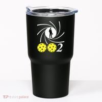 Pickleball 002 0 0 2 Spy Parody Funny Pickleball Tumbler thumb 0