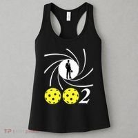 Pickleball 002 0 0 2 Spy Parody Funny Pickleball Women's Tank Top thumb 3
