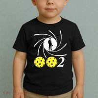 Pickleball 002 0 0 2 Spy Parody Funny Pickleball Toddler T-Shirt thumb 2