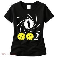 Pickleball 002 0 0 2 Spy Parody Funny Pickleball Women's T-Shirt thumb 0