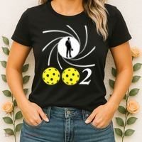 Pickleball 002 0 0 2 Spy Parody Funny Pickleball Women's T-Shirt thumb 2