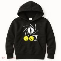 Pickleball 002 0 0 2 Spy Parody Funny Pickleball Kids Hoodie thumb 0