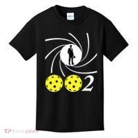 Pickleball 002 0 0 2 Spy Parody Funny Pickleball Kids T-Shirt thumb 0
