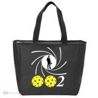 Pickleball 002 0 0 2 Spy Parody Funny Pickleball Tote Bag thumb 0