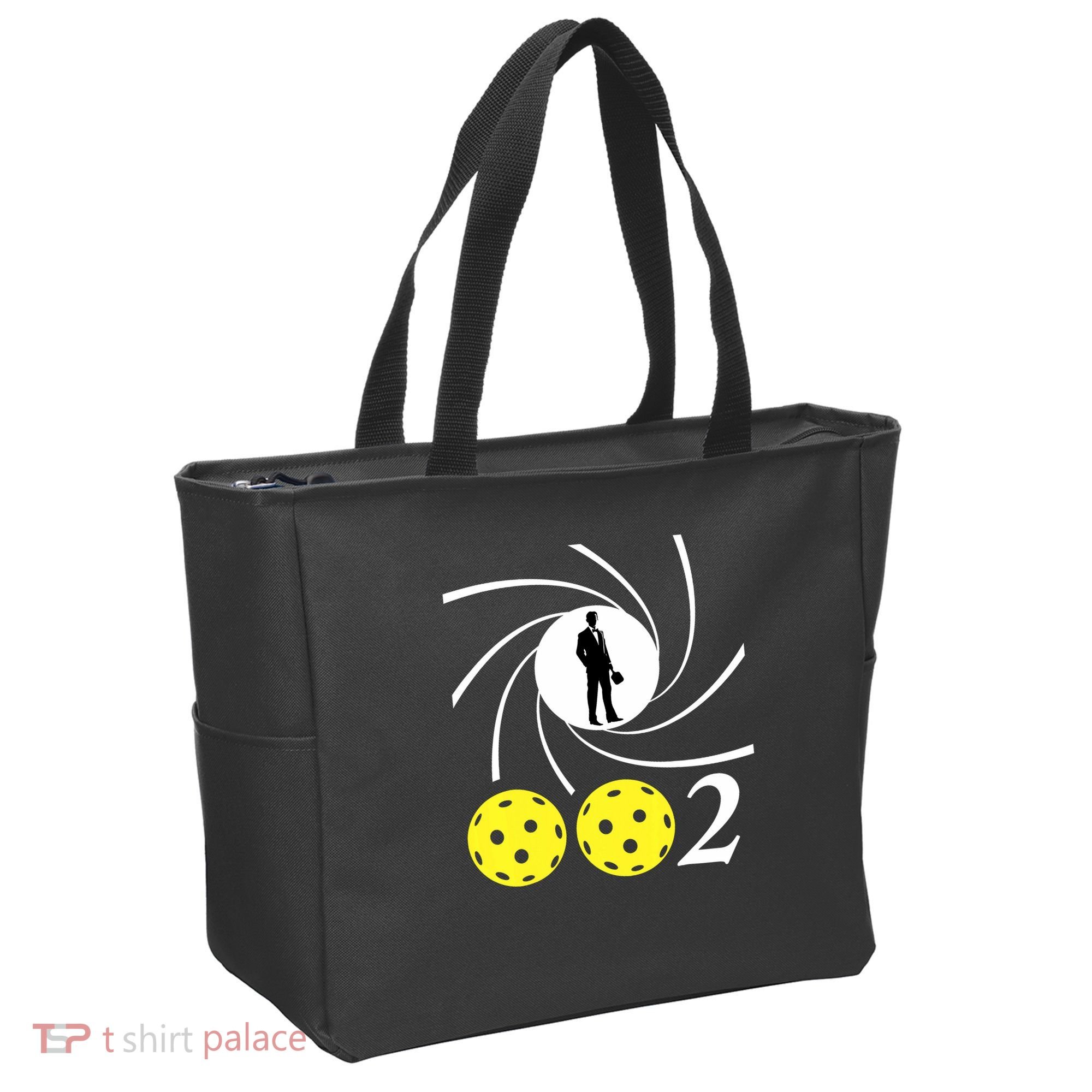 Pickleball 002 0 0 2 Spy Parody Funny Pickleball Tote Bag