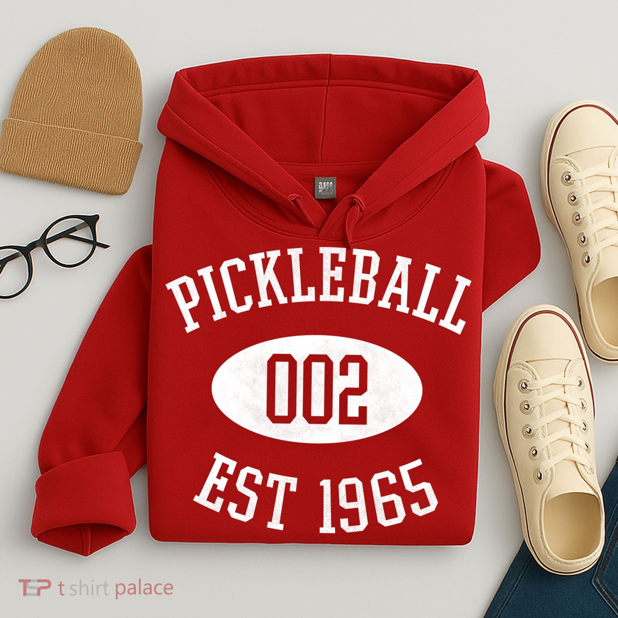 Pickleball 002 Est 1965 Hoodie