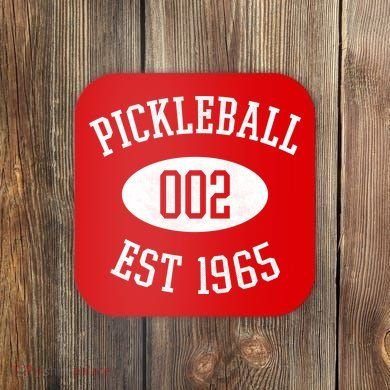 Pickleball 002 Est 1965 Coaster