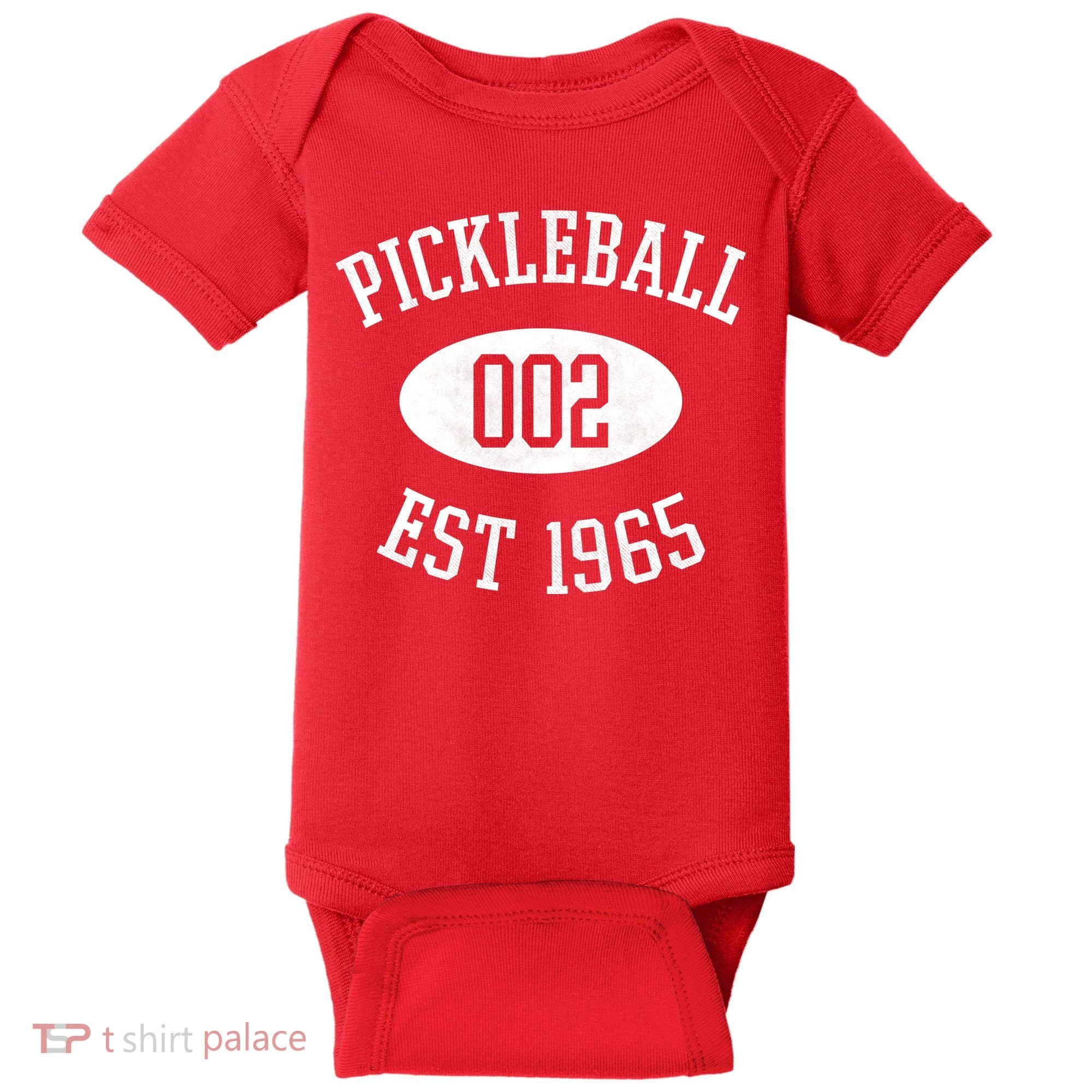 Pickleball 002 Est 1965 Baby Bodysuit