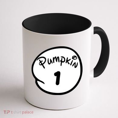 Pumpkin 1 2 3 4 5 Custom Personalize Halloween Coffee Mug back