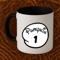 Pumpkin 1 2 3 4 5 Custom Personalize Halloween Coffee Mug thumb 2
