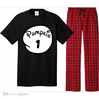 Pumpkin 1 2 3 4 5 Custom Personalize Halloween Pajama Set