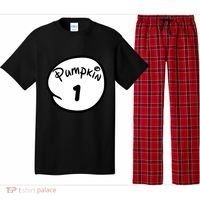 Pumpkin 1 2 3 4 5 Custom Personalize Halloween Pajama Set thumb 0