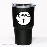 Pumpkin 1 2 3 4 5 Custom Personalize Halloween Tumbler thumb 0