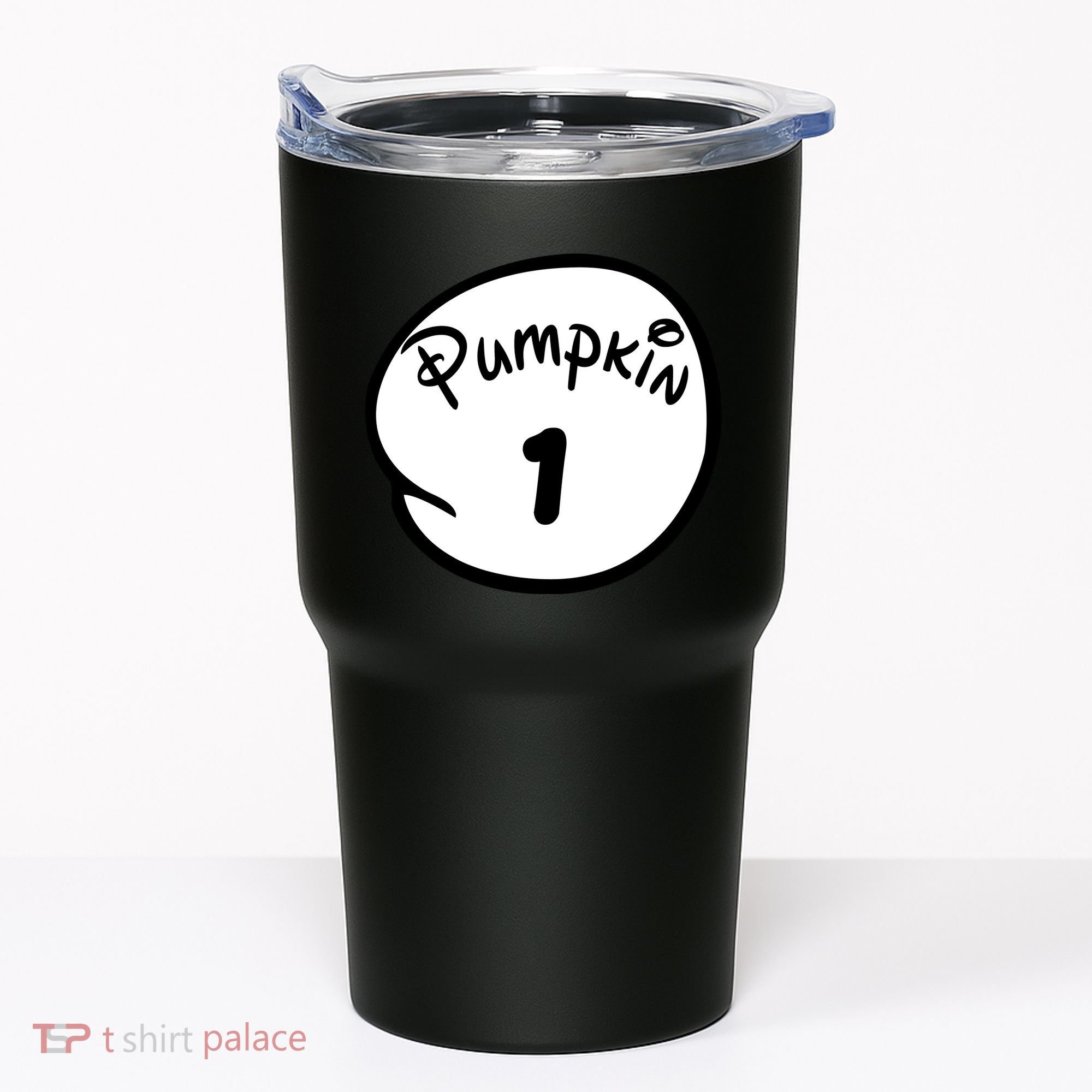 Pumpkin 1 2 3 4 5 Custom Personalize Halloween Tumbler