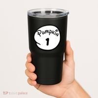 Pumpkin 1 2 3 4 5 Custom Personalize Halloween Tumbler thumb 2
