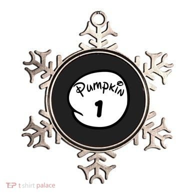 Pumpkin 1 2 3 4 5 Custom Personalize Halloween Ornament