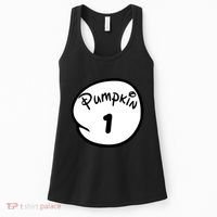 Pumpkin 1 2 3 4 5 Custom Personalize Halloween Women's Tank Top thumb 0