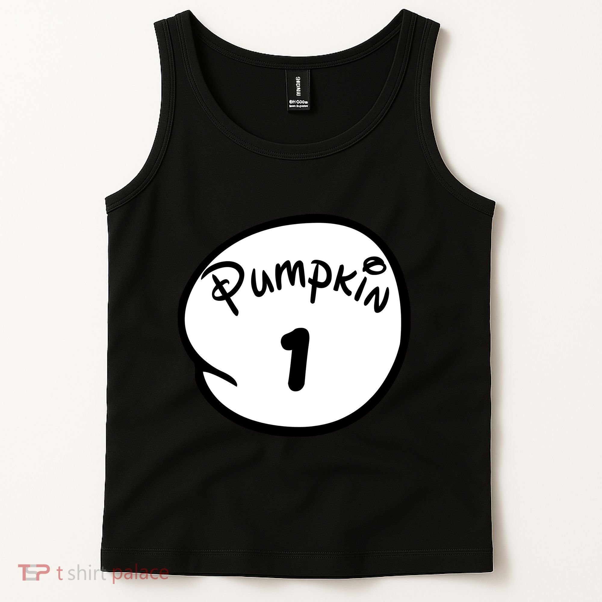Pumpkin 1 2 3 4 5 Custom Personalize Halloween Tank Top