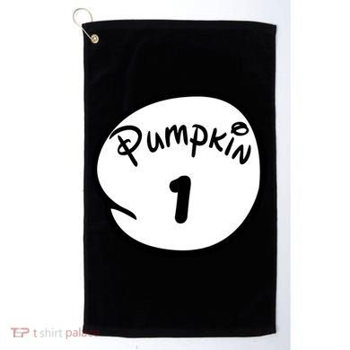 Pumpkin 1 2 3 4 5 Custom Personalize Halloween Golf Towel