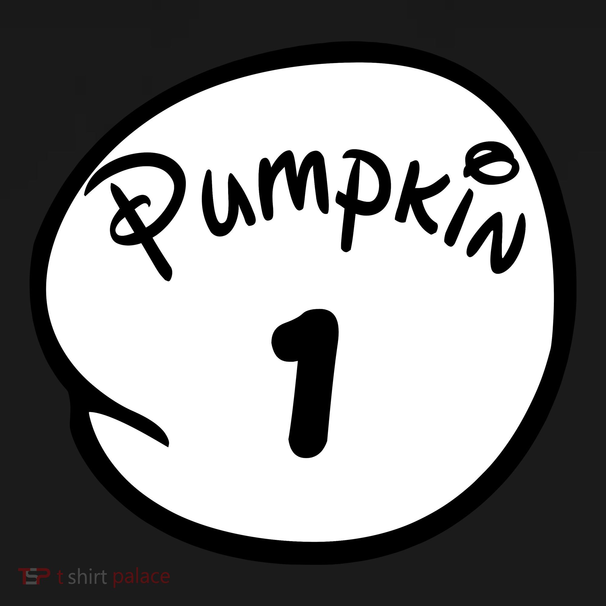 Pumpkin 1 2 3 4 5 Custom Personalize Halloween Tote Bag