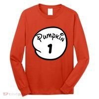 Pumpkin 1 2 3 4 5 Custom Personalize Halloween Long Sleeve Shirt thumb 0