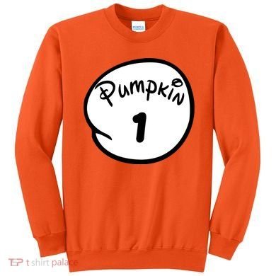 Pumpkin 1 2 3 4 5 Custom Personalize Halloween Sweatshirt