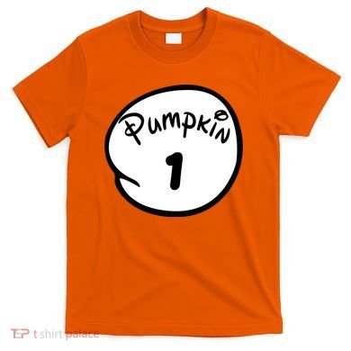 Pumpkin 1 2 3 4 5 Custom Personalize Halloween T-Shirt