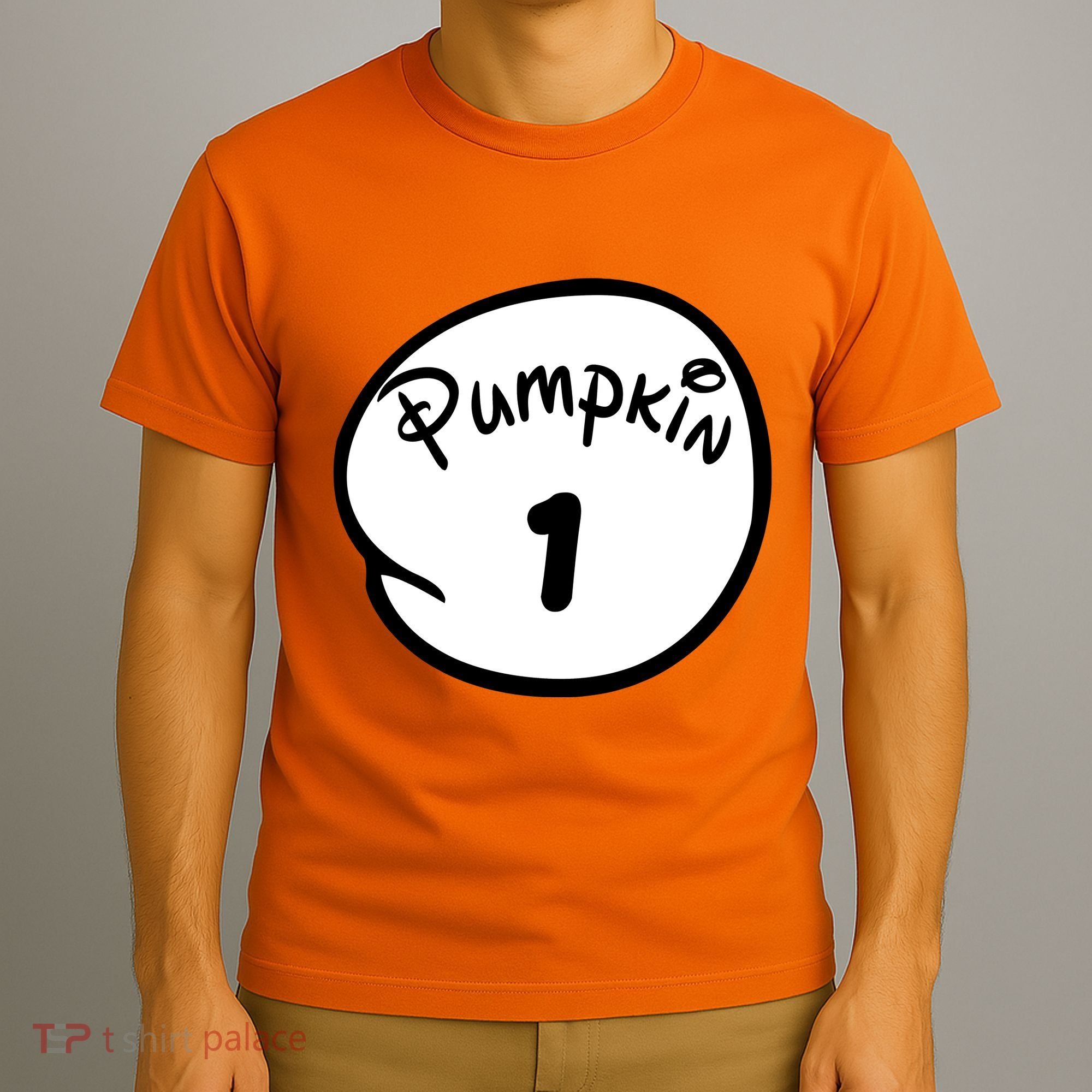 Pumpkin 1 2 3 4 5 Custom Personalize Halloween T-Shirt