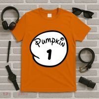 Pumpkin 1 2 3 4 5 Custom Personalize Halloween T-Shirt thumb 5