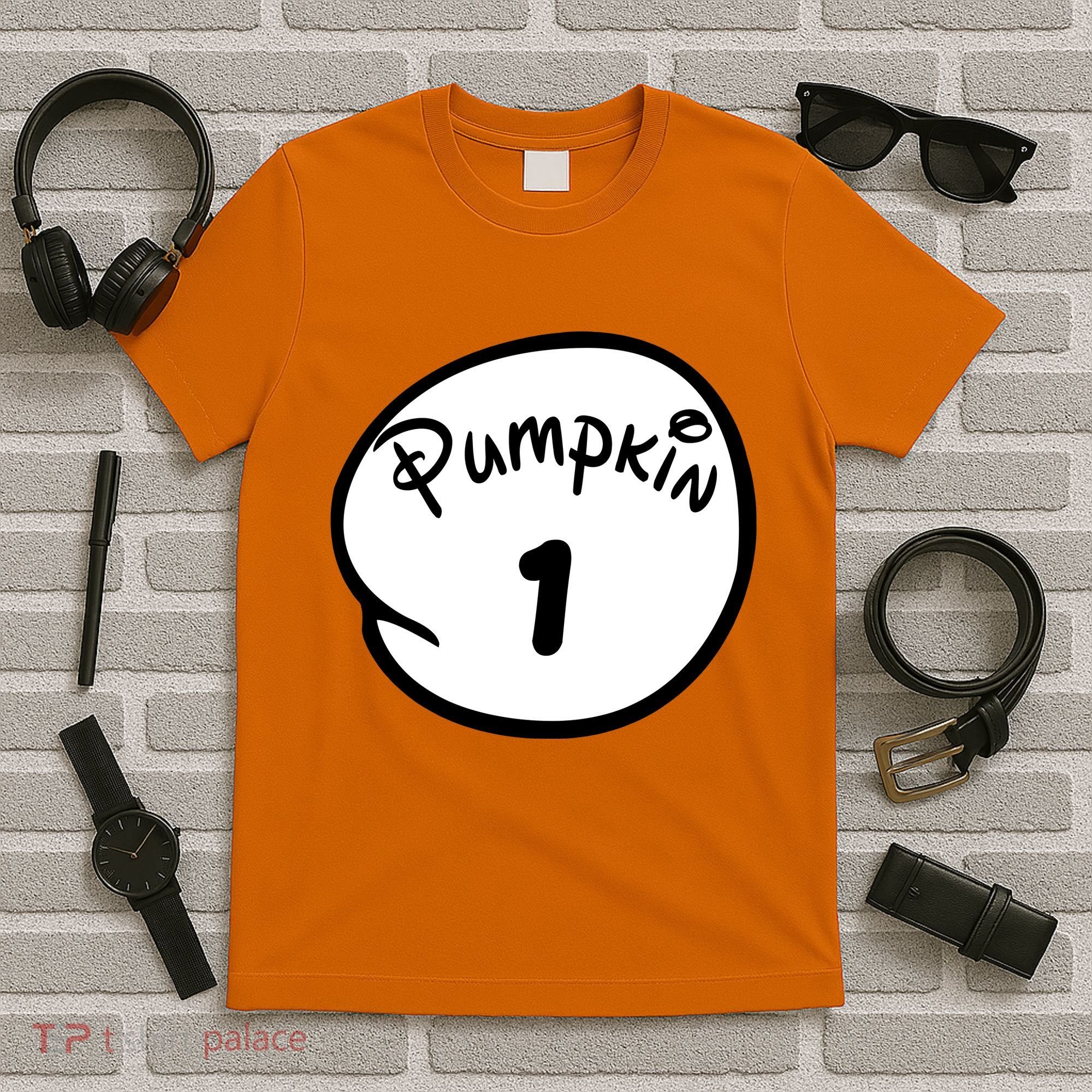 Pumpkin 1 2 3 4 5 Custom Personalize Halloween T-Shirt