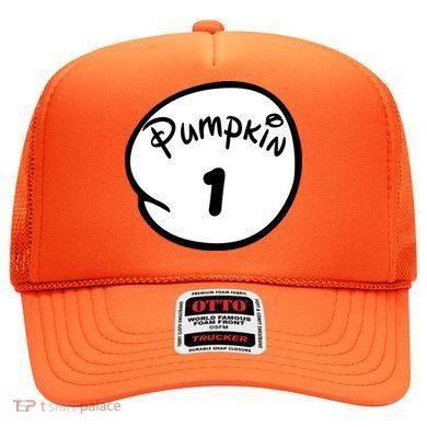Pumpkin 1 2 3 4 5 Custom Personalize Halloween Hat