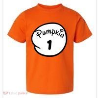 Pumpkin 1 2 3 4 5 Custom Personalize Halloween Toddler T-Shirt thumb 0