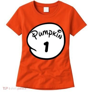 Pumpkin 1 2 3 4 5 Custom Personalize Halloween Women's T-Shirt