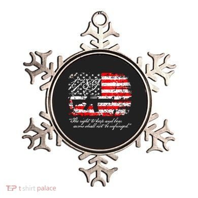 Patriotic 1789 American Flag 2nd Amendment Gun Rights AR15 Ornament