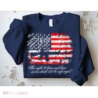 Patriotic 1789 American Flag 2nd Amendment Gun Rights AR15 Sweatshirt thumb 2