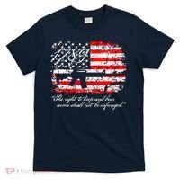 Patriotic 1789 American Flag 2nd Amendment Gun Rights AR15 T-Shirt thumb 0